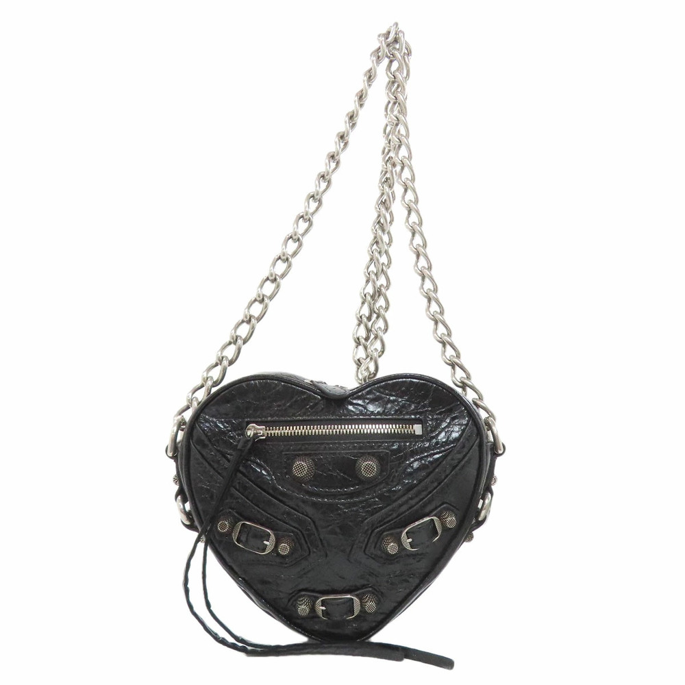 Balenciaga heart motif shoulder bag leather - Picture 11 of 11
